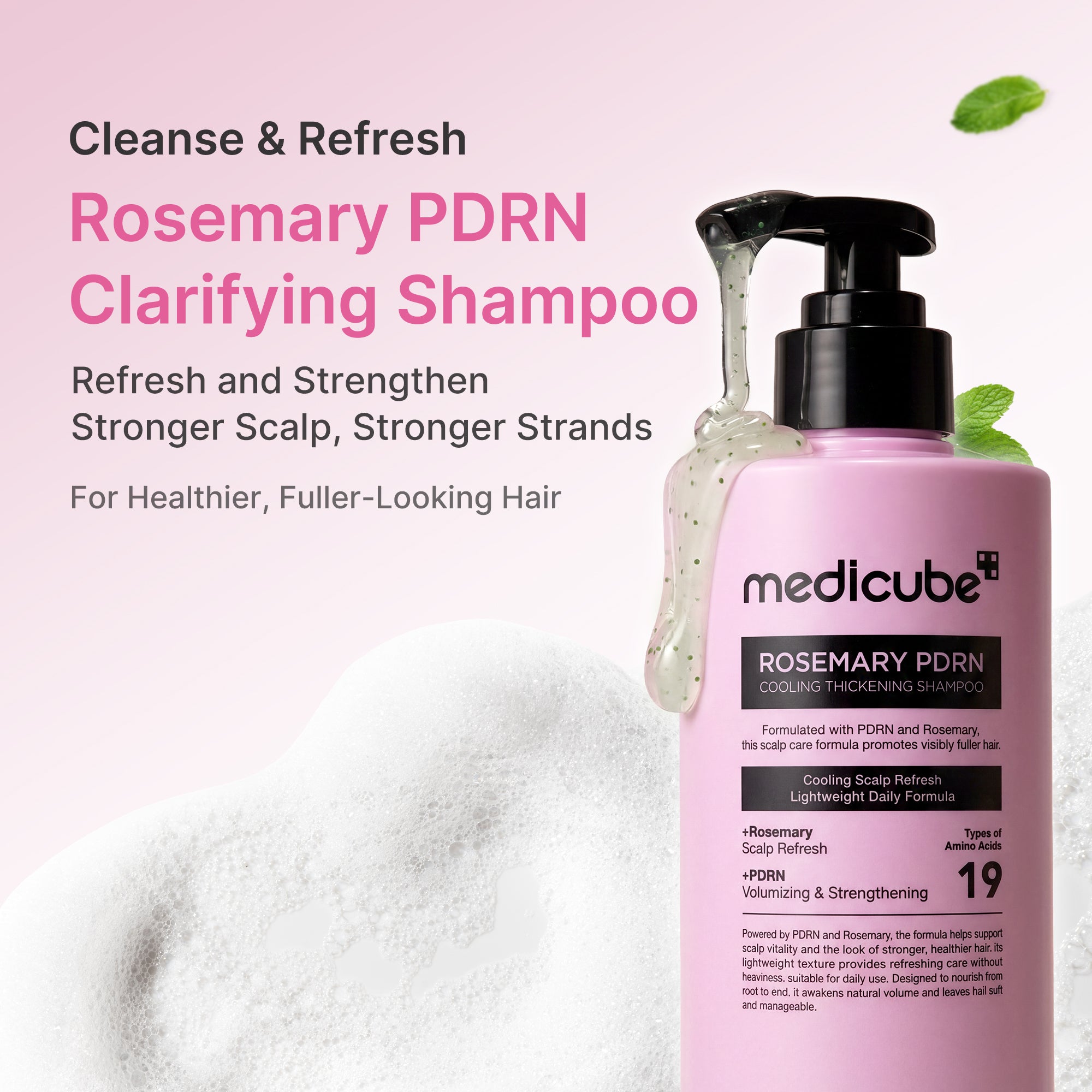 Rosemary PDRN Cooling Thickening Shampoo - Image 2