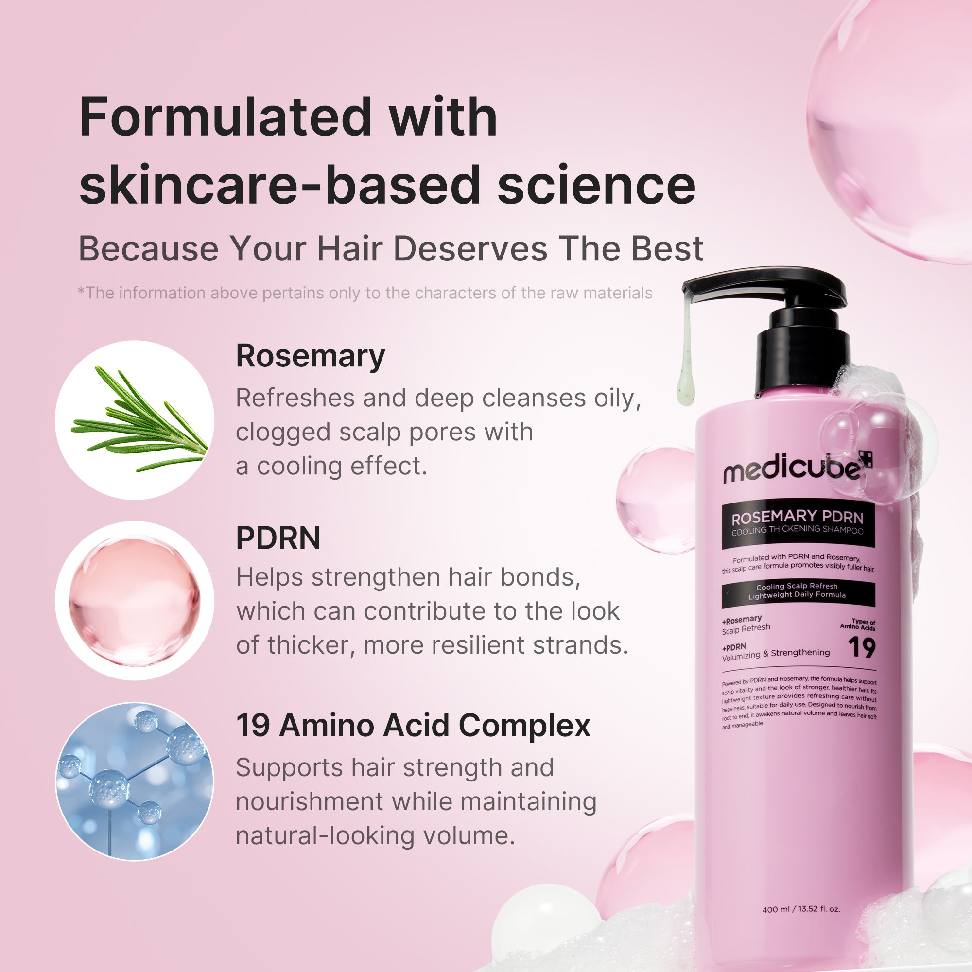 Rosemary PDRN Cooling Thickening Shampoo - Image 3